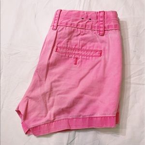 Light Pink J Crew Chino Shorts